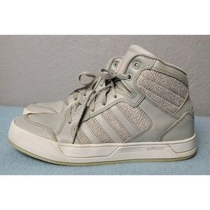 Adidas Womens Raleigh AW5411 NEO Gray Basketball Shoes Hi Top US7 UK5.5